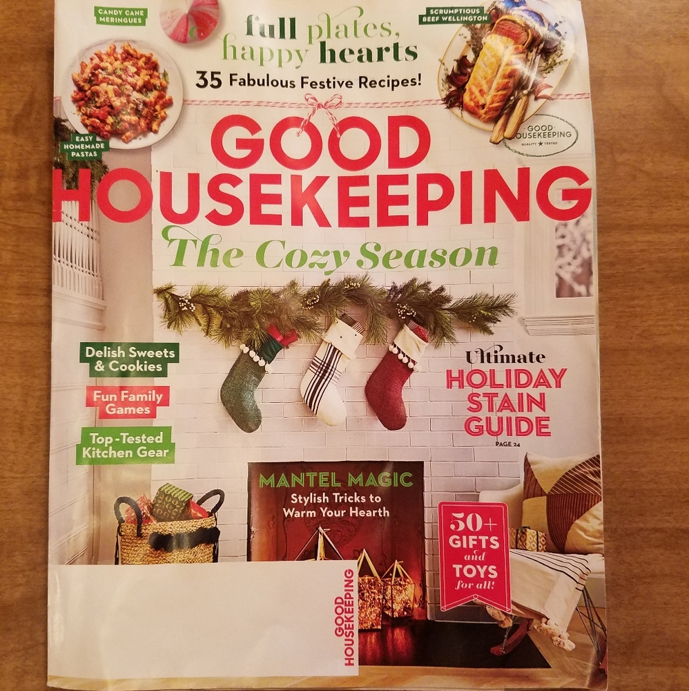 Good Housekeeping magazine, December '21 issue, Christmas holiday edition
